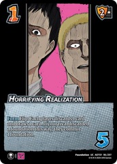 Horrifying Realization