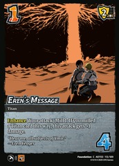 Eren's Message