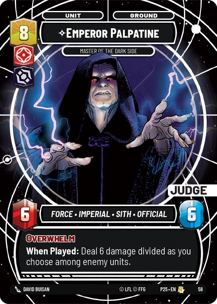 Emperor Palpatine - Master of the Darkside (Promo Judge)