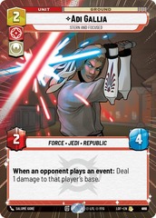 Adi Gallia - Stern and Focused - Hyperspace - Foil