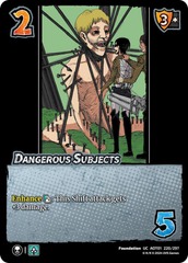 Dangerous Subjects
