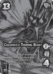 Colossus's Thermal Blast - Alternate Art - Foil