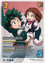 Snap Out Of It! - 1st Edition