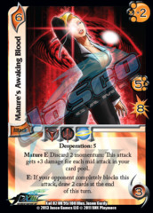 Mature's Awakening Blood