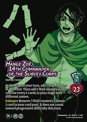 Hange Zoe, 14th Commander of the Survey Corps