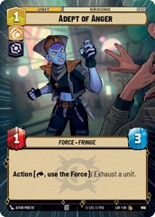 Adept of Anger - Hyperspace - Foil