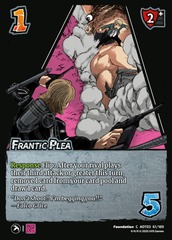 Frantic Plea