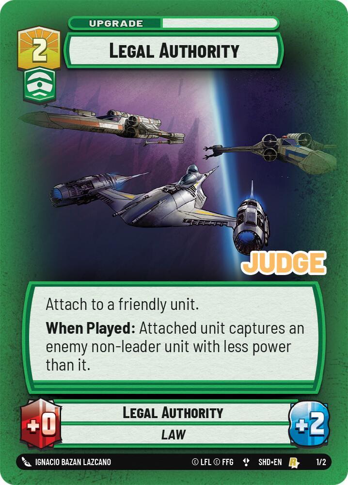 Legal Authority (Judge Promos) - Foil
