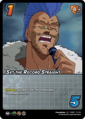 Set the Record Straight - 1st Edition