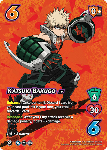 Katsuki Bakugo - 64/153 - 1st Edition