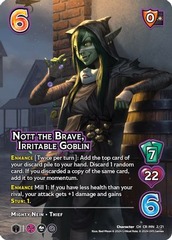 Nott the Brave, Irritable Goblin - Foil