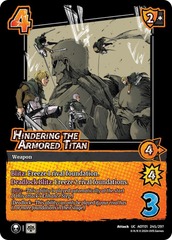 Hindering the Armored Titan