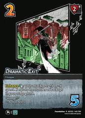 Dramatic Exit