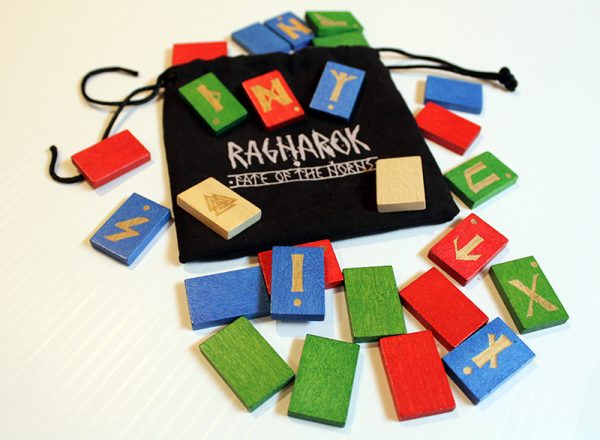 Wood Elder-Futhark runes set