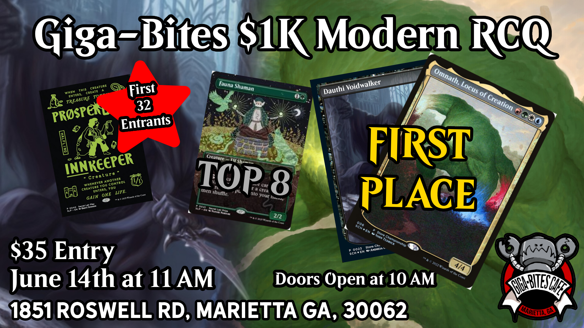 June 14th Modern RCQ PreRegistration