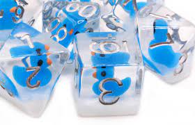 FB Dice Set - Bubble Bath Duck