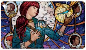 MTG Playmat - Dominaria United - Jhoira Stained Glass