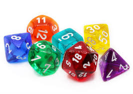 7CT POLYHEDRAL DICE SET: PRISM TRANSLUCENT - CHX23099