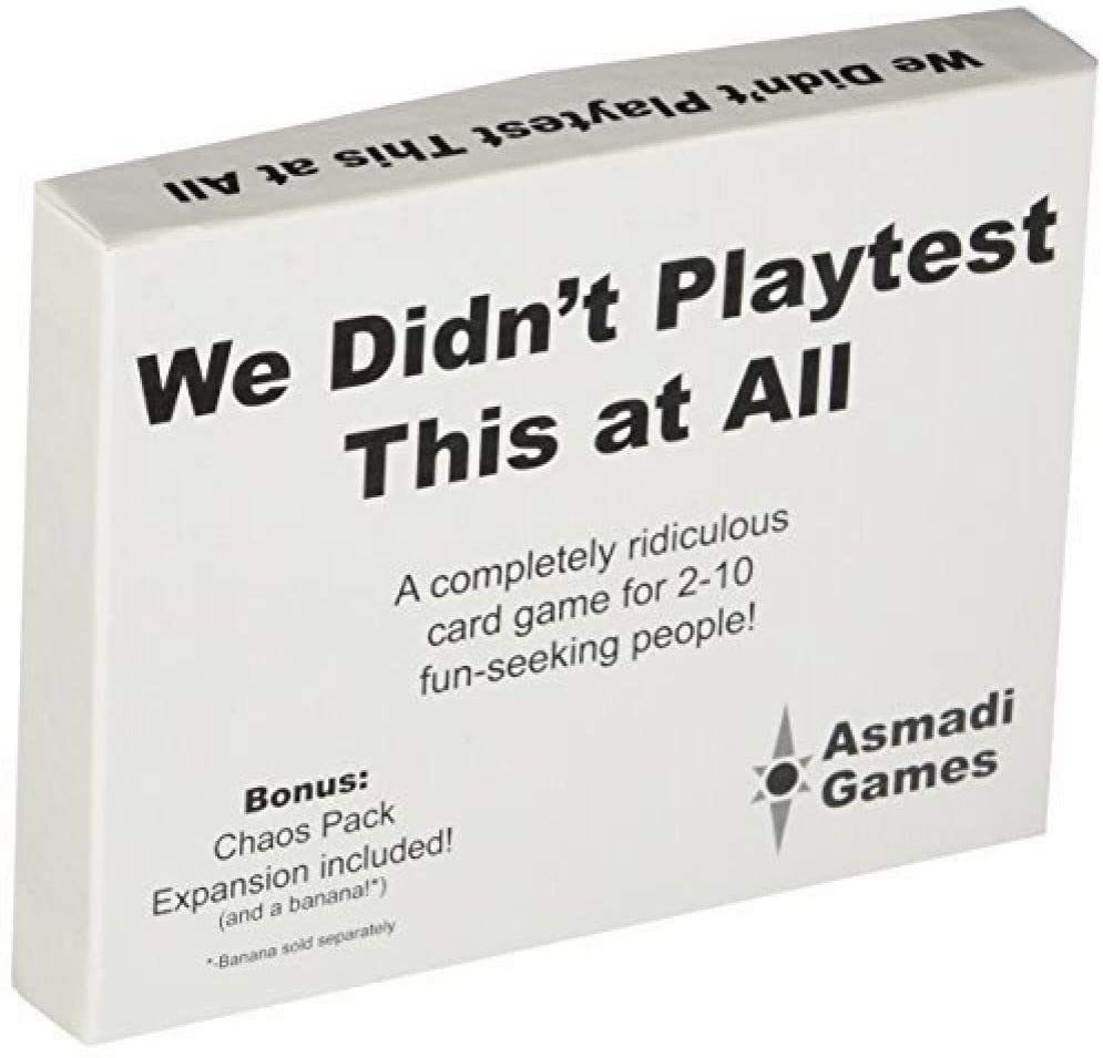 We Didnt Playtest This At All