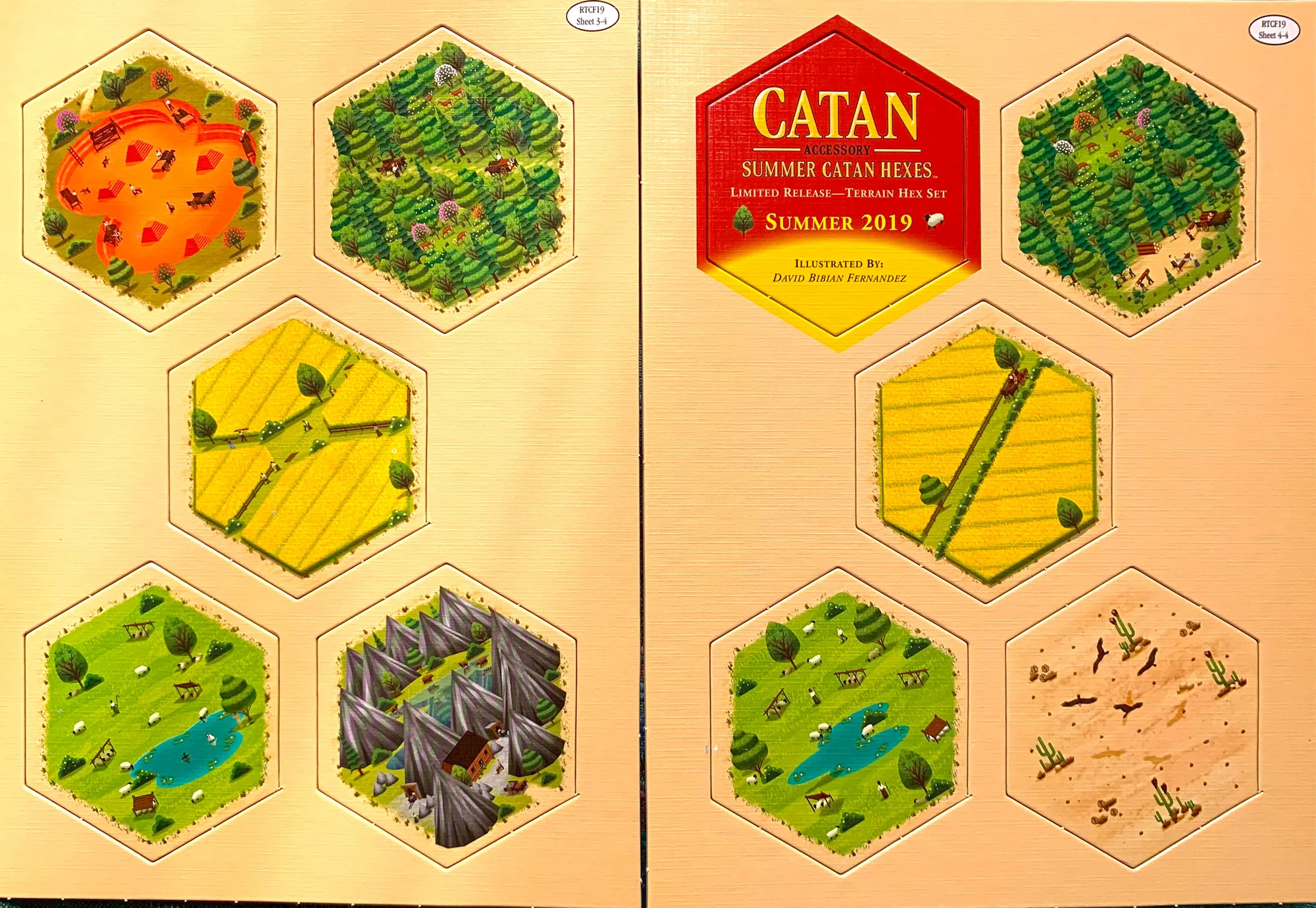 Catan - Summer Catan Hexes 2019