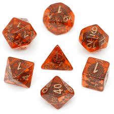 FB Dice Set - Copper Gear