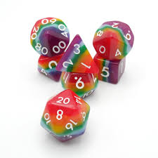 FB Dice Set - Rainbow Dice