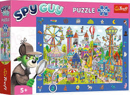 Puzzle - 0100 - Trefl - Spy Guy - Amusement Park