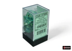 Chessex Dice Set: Borealis - Kelp/Light Green - CHX27595