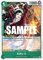 Baby 5 - OP04-032 - UC - (Kingdoms of Intrigue Pre-release Promo)
