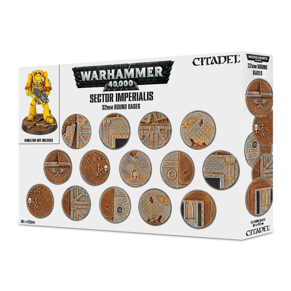 Warhammer 40k: Sector Imperialis 32mm Round Bases
