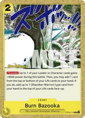 Burn Bazooka - OP08-116 - C - (Two Legends Pre-release Promo)