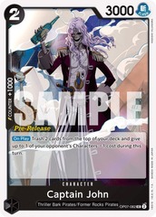 Captain John - OP07-082 - UC - (500 Years in the Future Pre-release Promo)