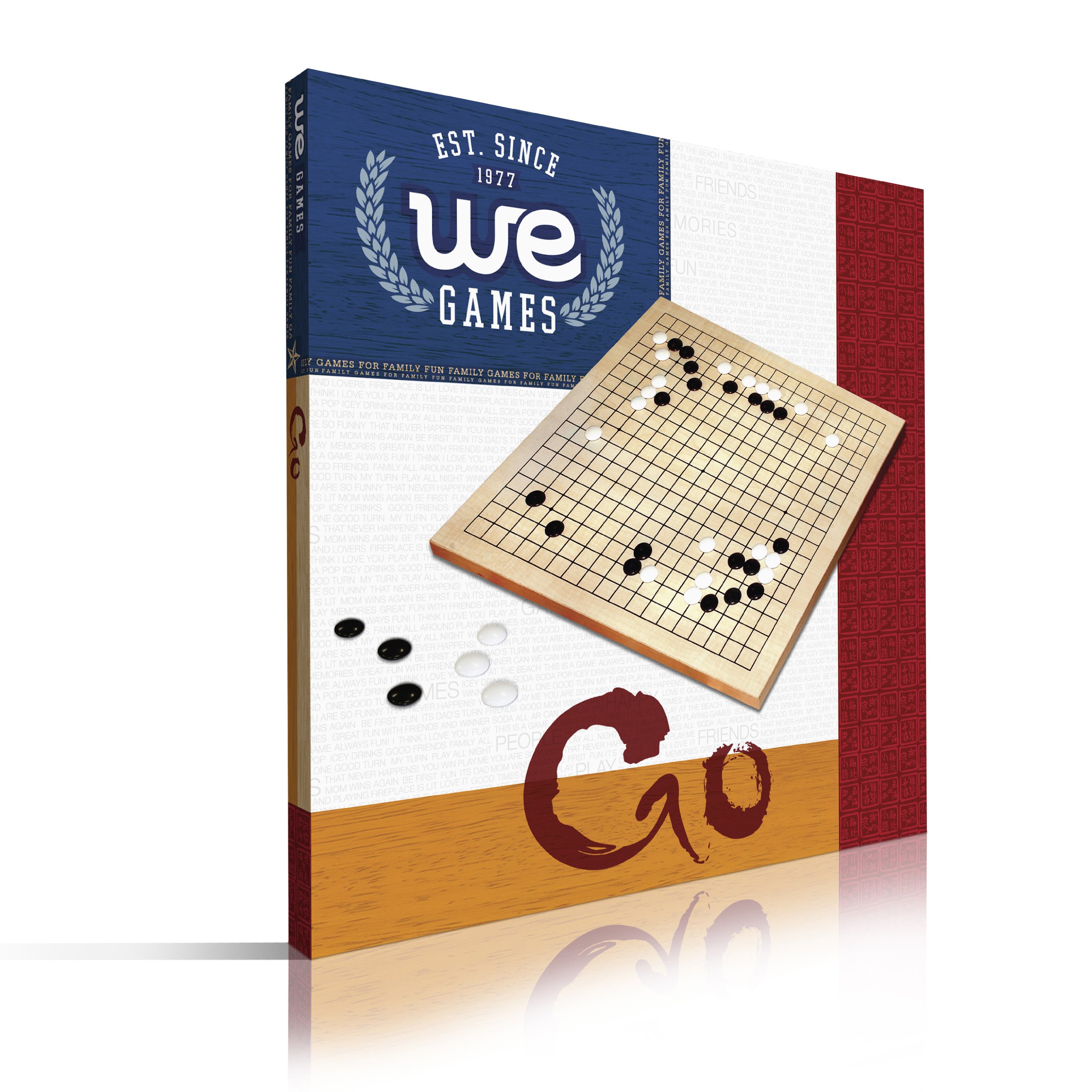 WE Games Wood Expressions 12 Wood GO Set