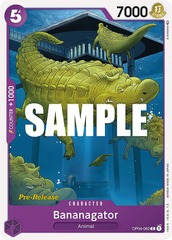 Bananagator - OP04-062 - C - (Kingdoms of Intrigue Pre-release Promo)