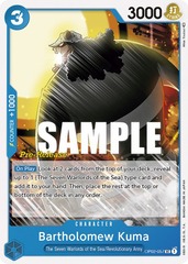 Bartholomew Kuma - OP02-057 - P - (Paramount War Pre-release Promo)