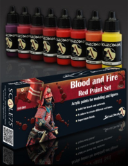 BLOOD & FIRE Red Paint Set