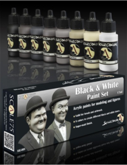 Black & White Paint Set