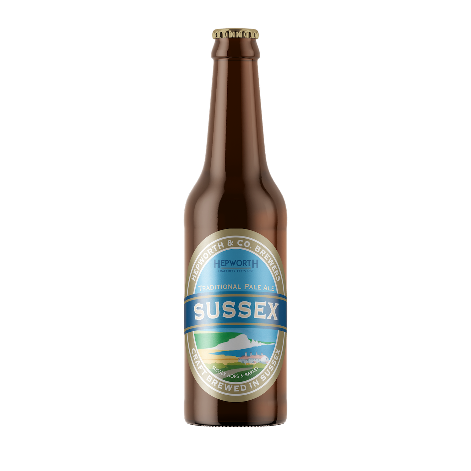 Sussex Pale Ale - 3.5% Abv - 500ml Bottle