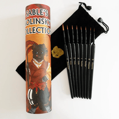 Kolinsky Sable Brush Set (8 brushes)