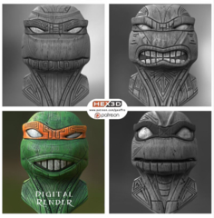 TMNT Mikey Tiki