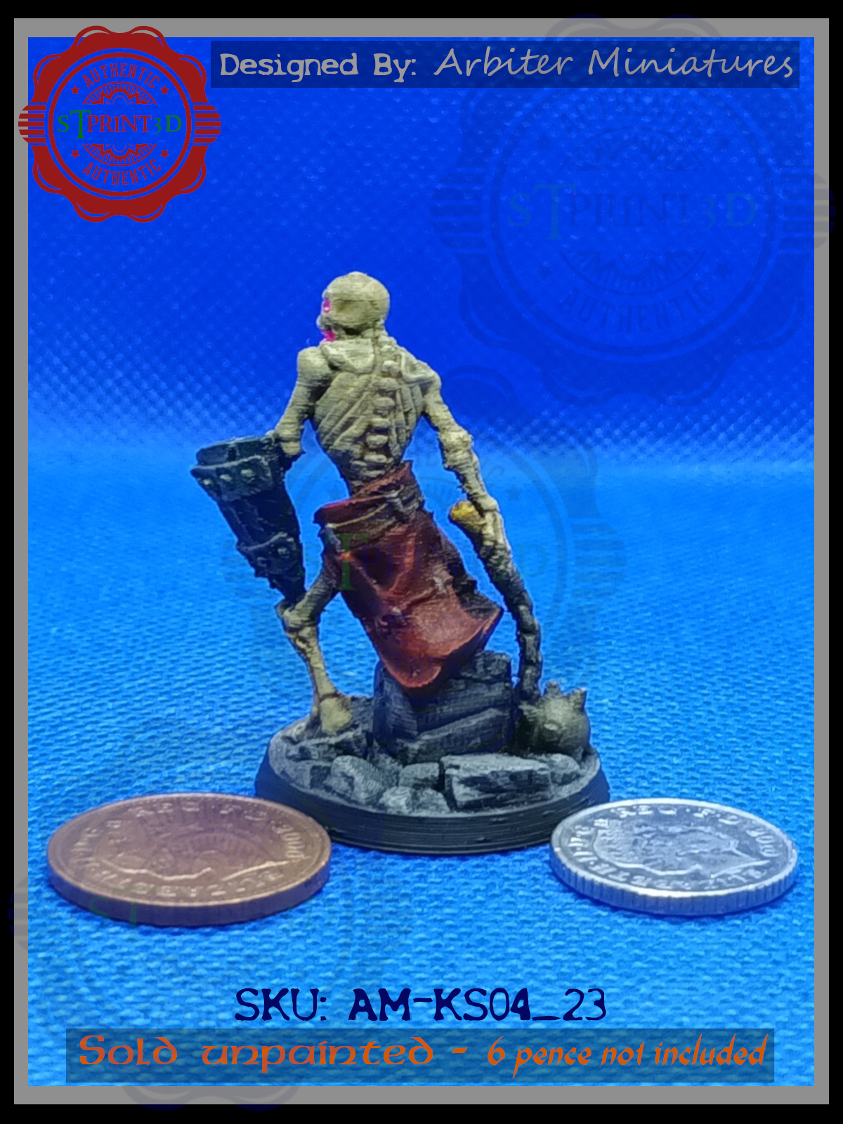 Skeleton 03 (Flail & Shield)