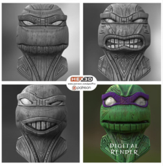 TMNT Donatello Tiki