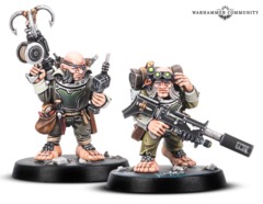 WhQuest Blackstone Fortress Ratling Twins Rein and Raus