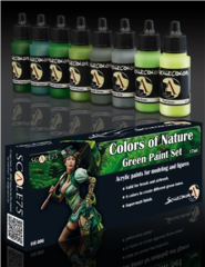 Colours of Nature Green Paint Set