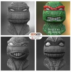 TMNT Rafael Tiki