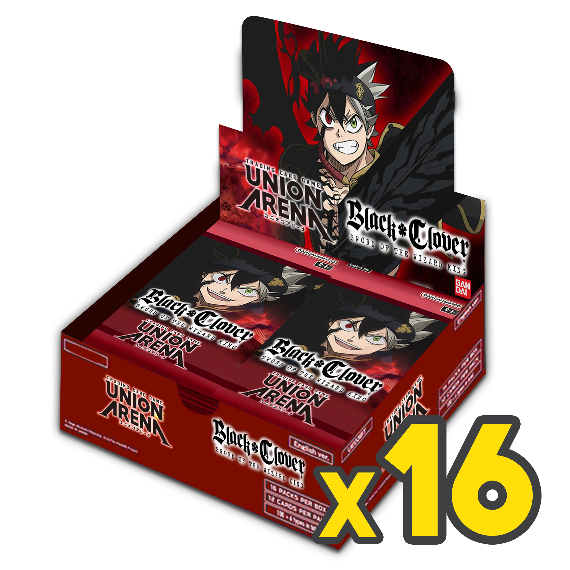 Union Arena - Black Clover Booster Box Case (English Ver.)