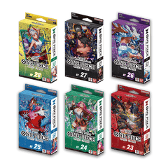Starter Deck Bundle ST-23 ST-24 ST-25 ST-26 ST-27 ST-28 Yamato Shanks Monkey.D.Luffy Marshall.D.Teach