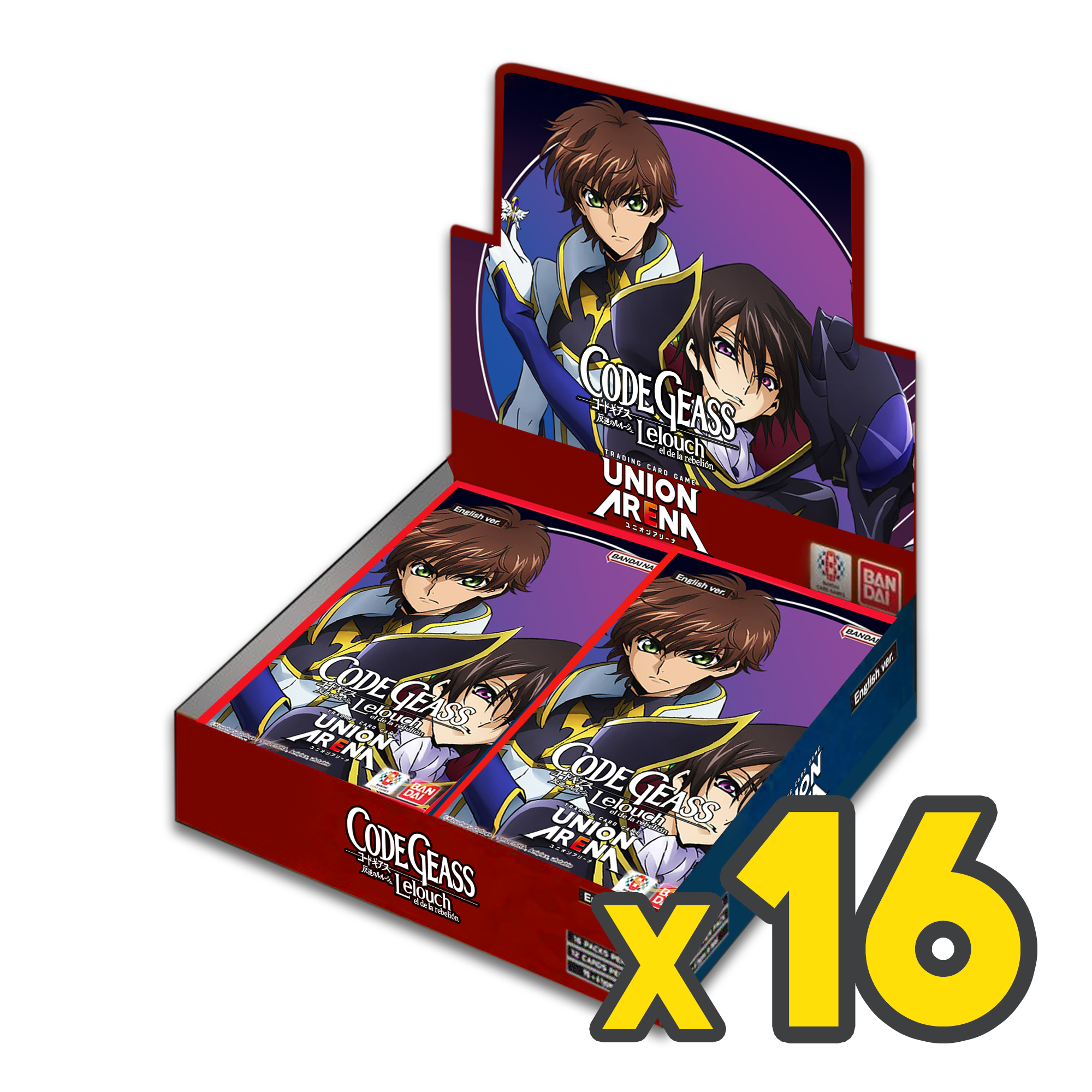 Union Arena - Code Geass: LeLouch of the Rebellion Vol.2 Booster Box Case (English Ver.)