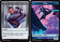 Emblem - Kaito, Cunning Infiltrator // Ninja Doubled-Sided Token