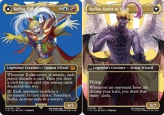 Kefka, Court Mage // Kefka, Ruler of Ruin (0398) - Foil - Borderless
